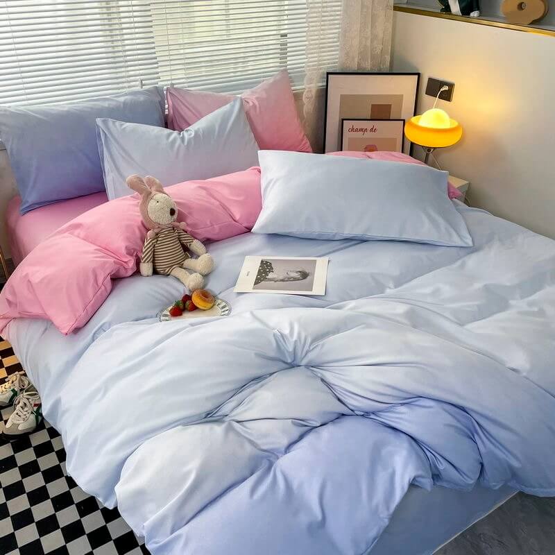 Cotton Candy Pastel Gradients Bedding Set