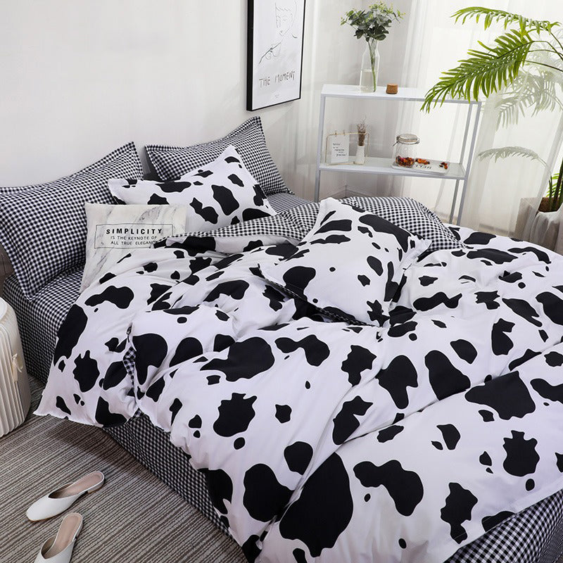 Cow Print Bedding Set