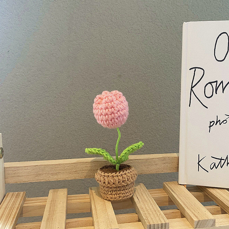 Crochet Potted Mini Flowers