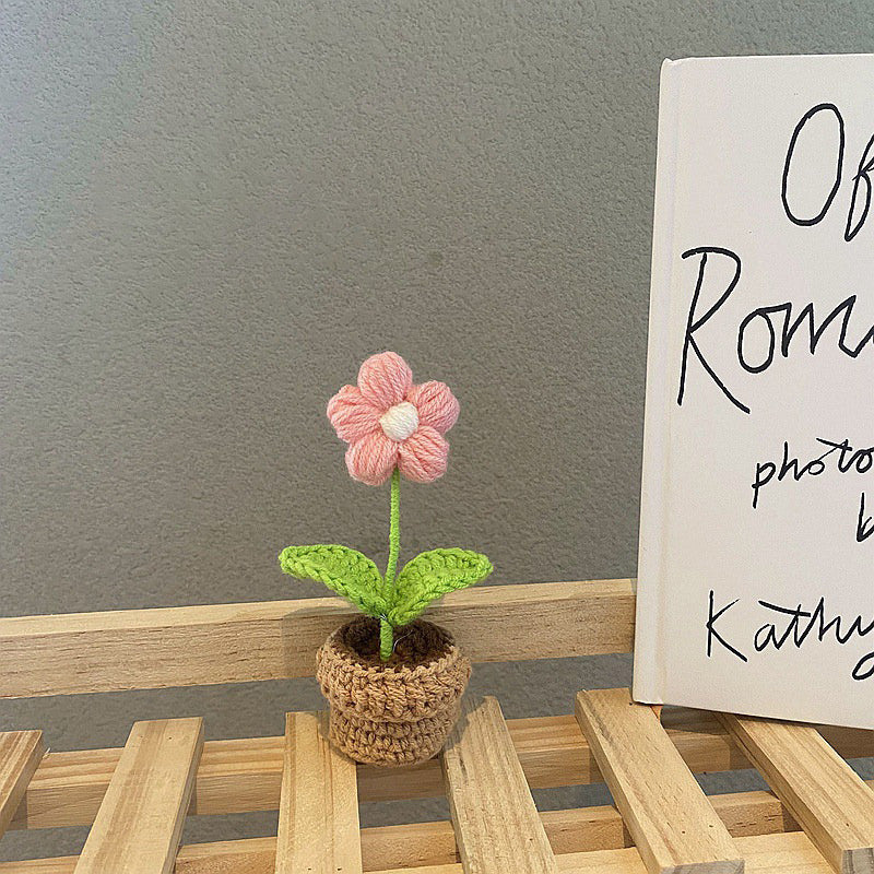 Crochet Potted Mini Flowers