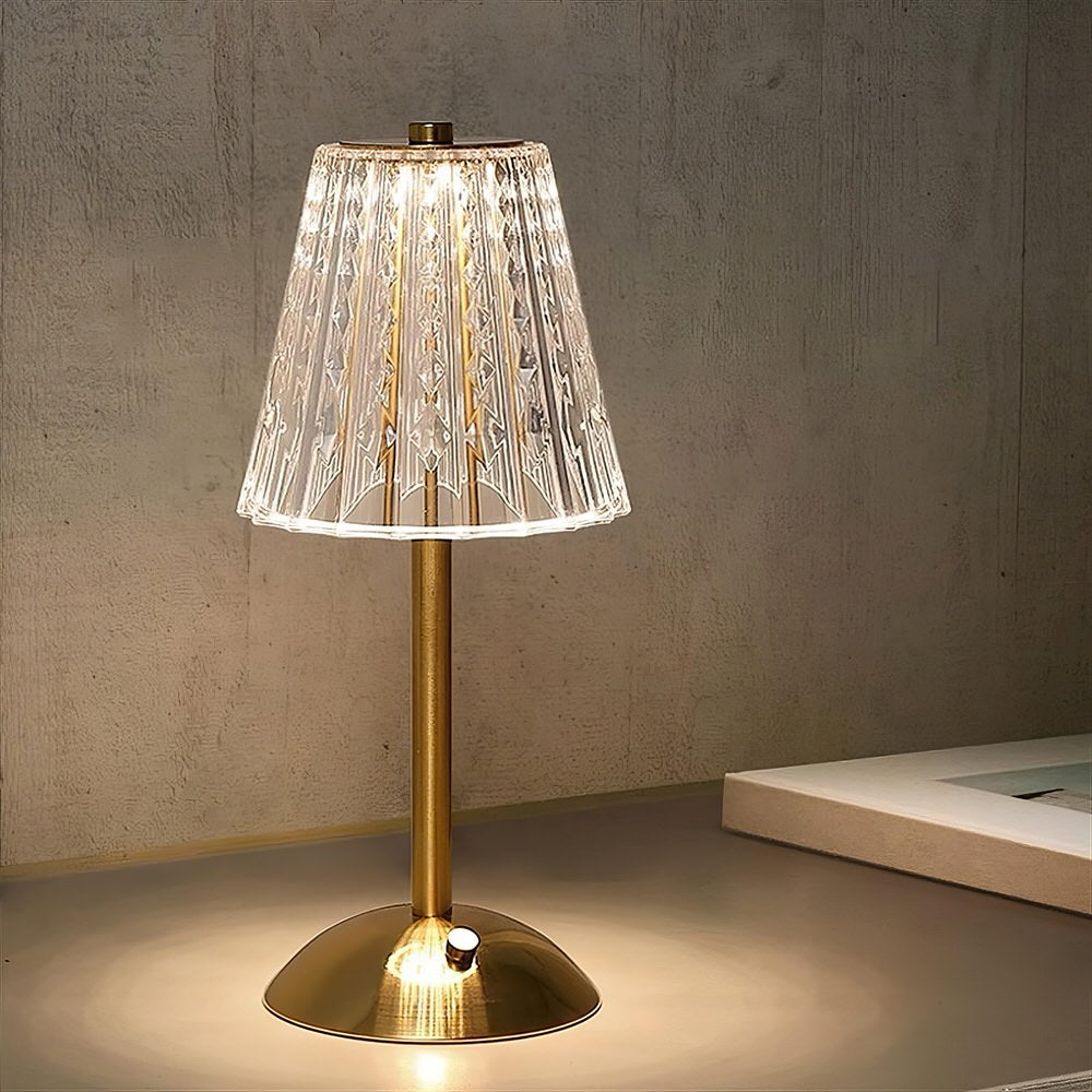 Crystal Shade LED Table Lamp