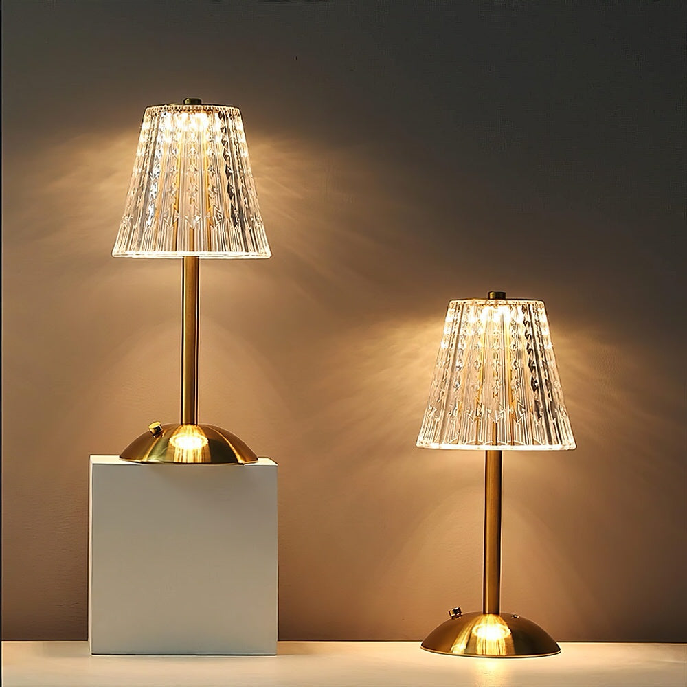 Crystal Shade LED Table Lamp