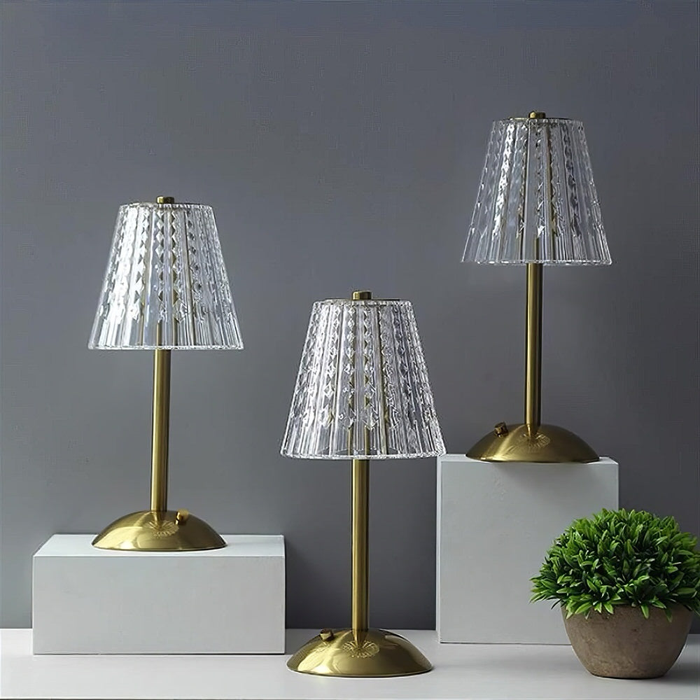 Crystal Shade LED Table Lamp