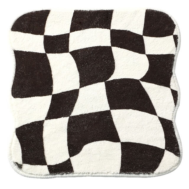 Curvy Checker Mini Tufted Rug