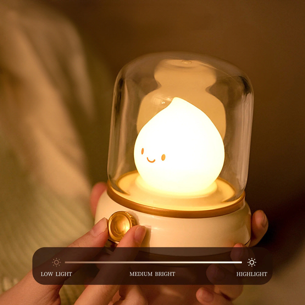 Cute Flame LED Night Light