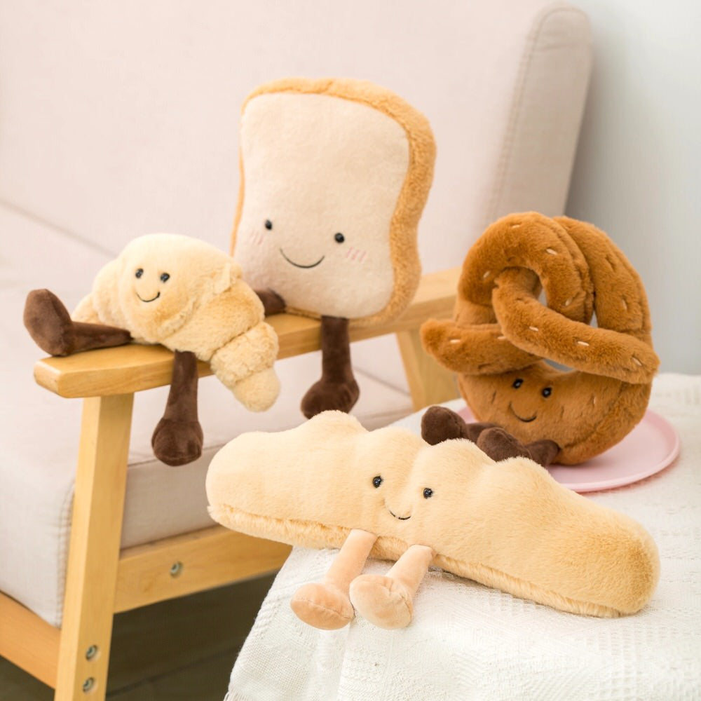 Toast Bread Plush Toy