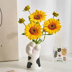 Cute Cat Paw Desktop Vase