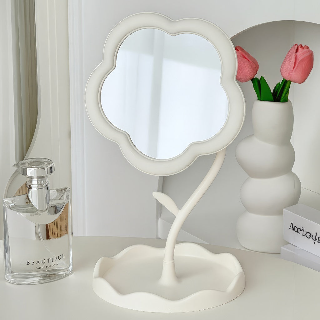 Flower Shaped Makeup Mirror