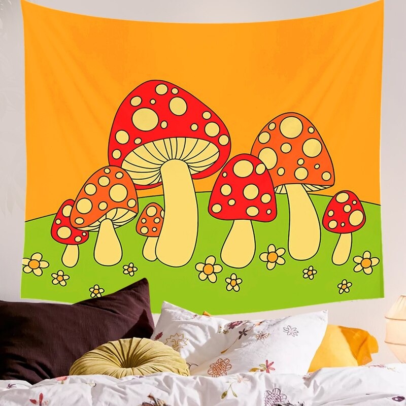 Cute Fly Agarics Tapestry