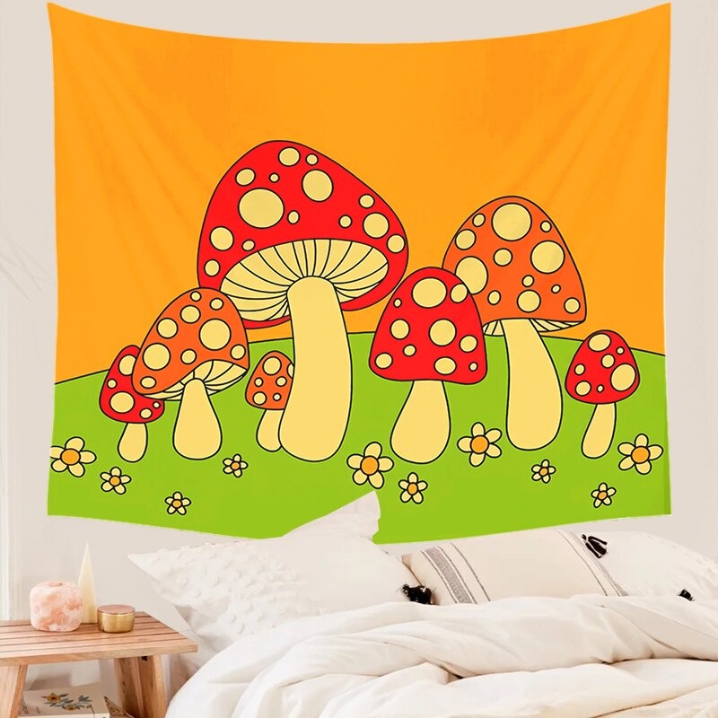 Cute Fly Agarics Tapestry