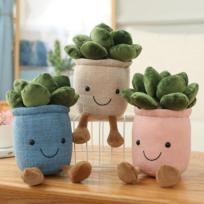 Potted Succulents Plushies