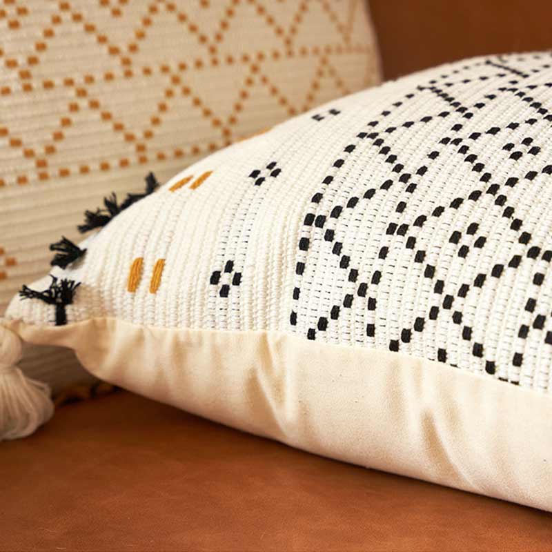 Bohemian Pillowcase Cushion Cover with Tassels