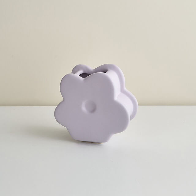 Pastel Flower Ceramic Vase