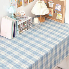 Pastel Plaid Tablecloth