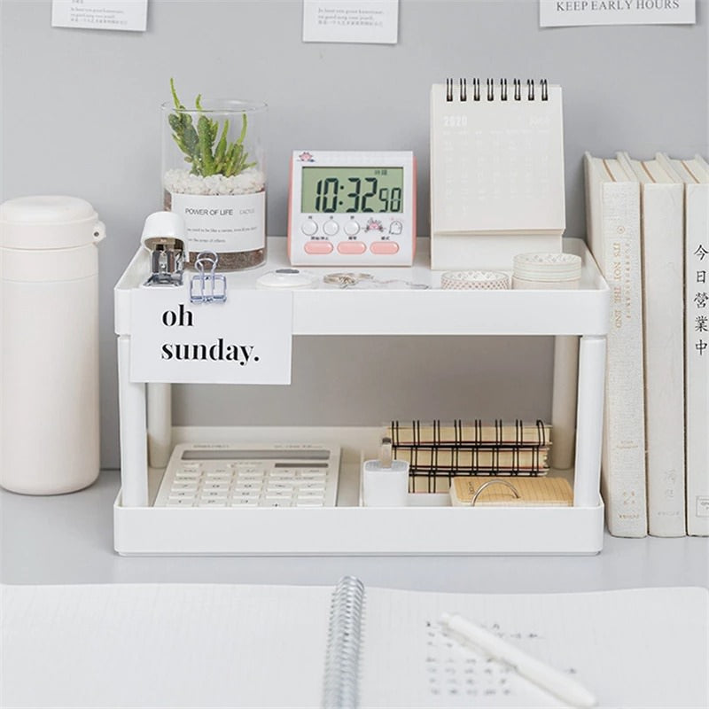 Stackable Desktop Shelf Organizer