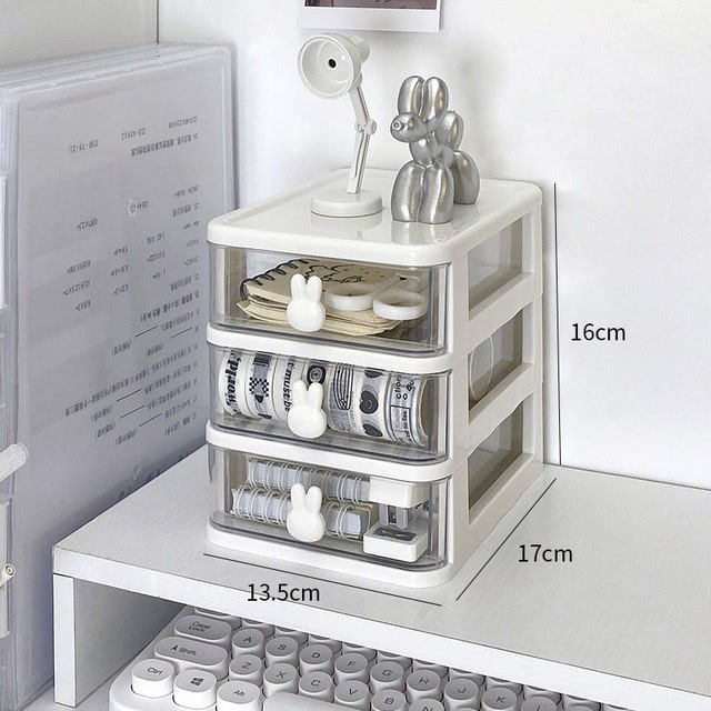 Kawaii Mini Desk Drawer Organizer