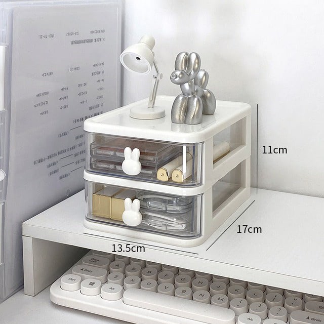 Kawaii Mini Desk Drawer Organizer