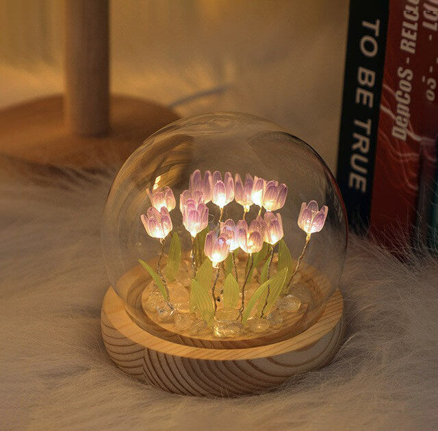 DIY Mini Tulip Flower Night Lights