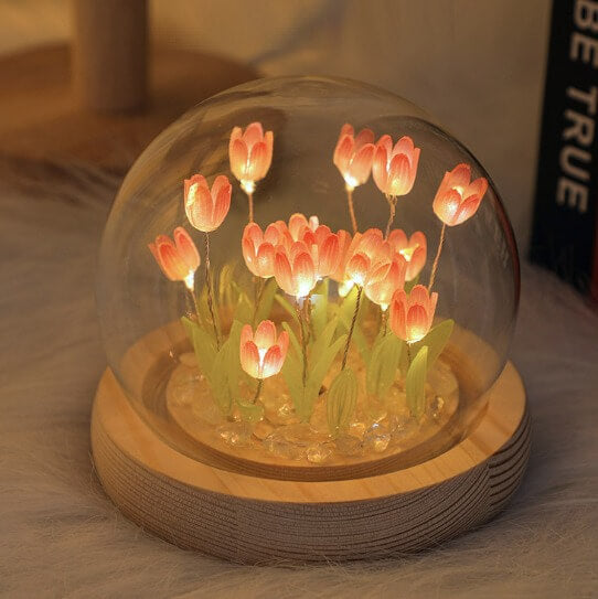 DIY Mini Tulip Flower Night Lights