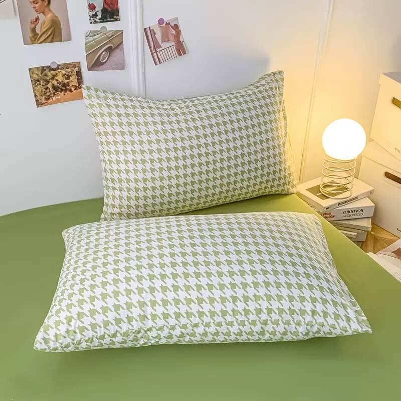 Dogtooth Check Korean Bedding Set 2.0