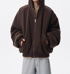 Manteau d'hiver réversible à carreaux