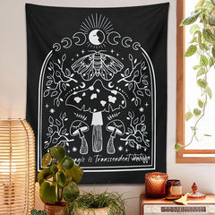 Effective Magic Moon Mushrooms Tapestry