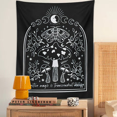 Effective Magic Moon Mushrooms Tapestry