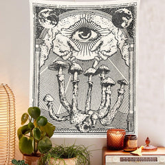 Mushrooms of Providence Tapestry