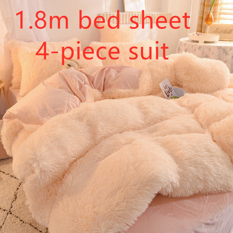 Mink Velvet Crystal Bedding Set by LuxuryLifeWay