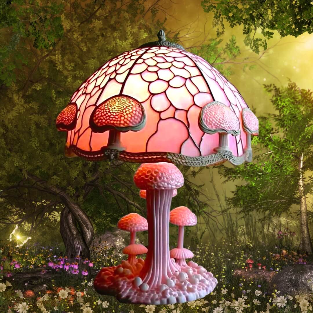 Fairy Forest Mushroom Night Light Table Lamp