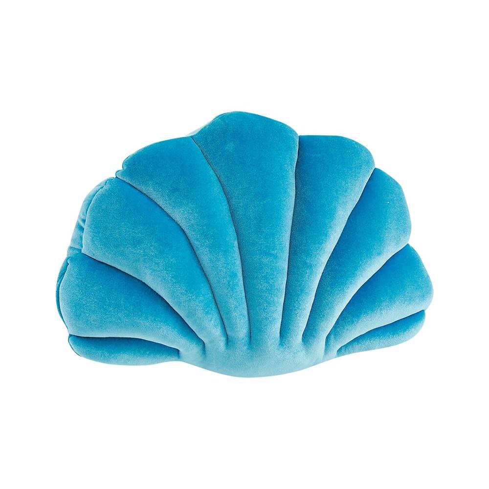 Sea Shell Velvet Throw Pillow