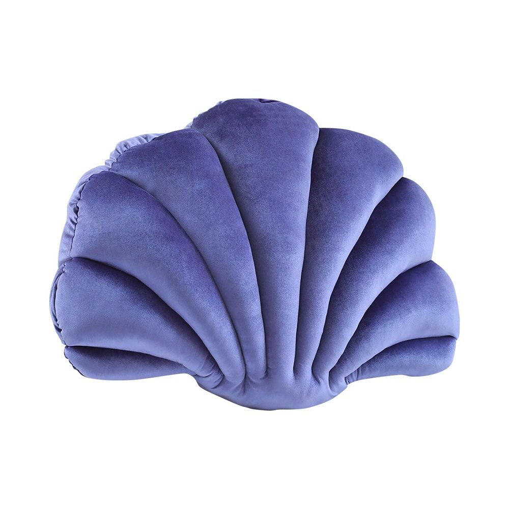 Sea Shell Velvet Throw Pillow