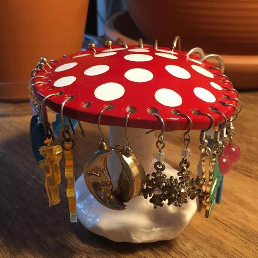 Mushroom Earring Holder