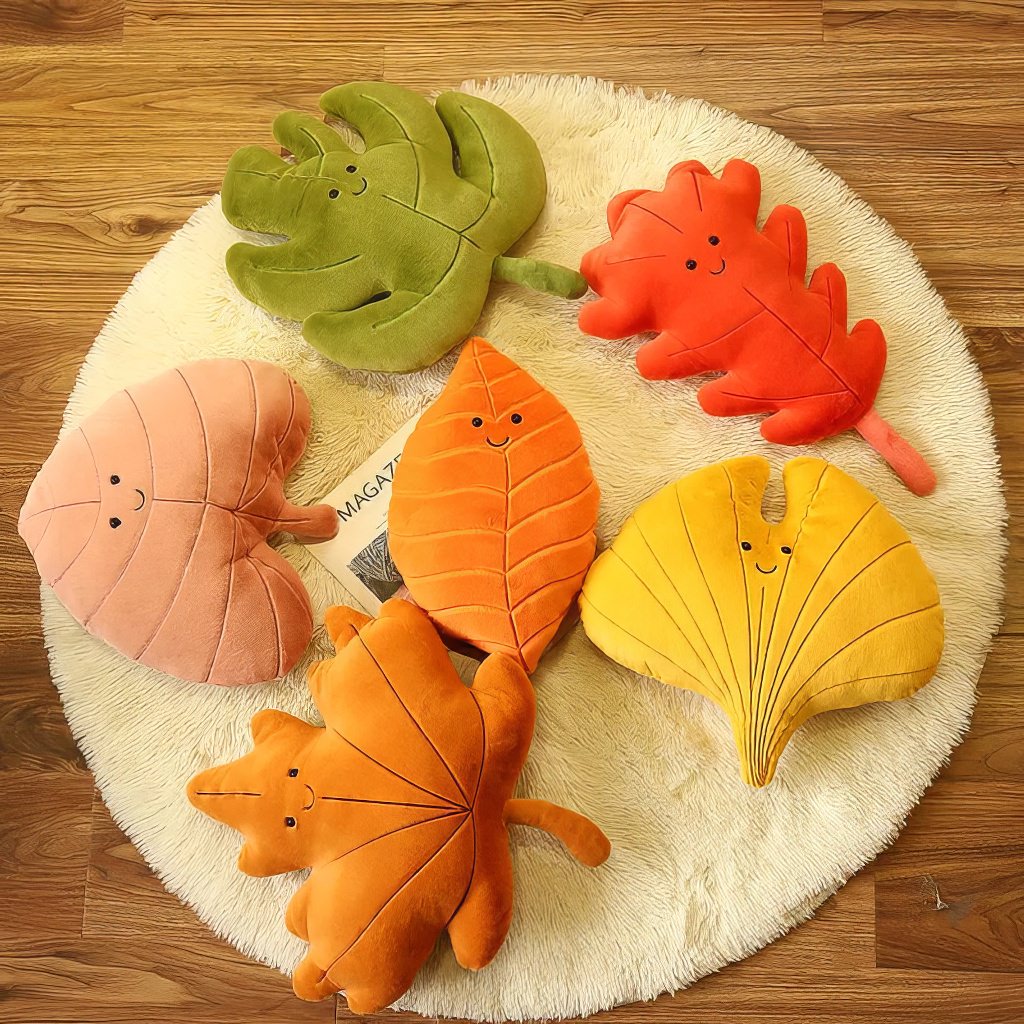 Fall Leaves Cute Plushies