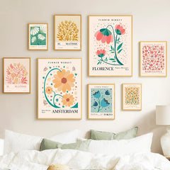 Flower Art Canvas Posters