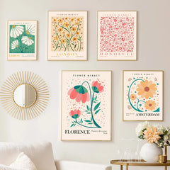 Flower Art Canvas Posters