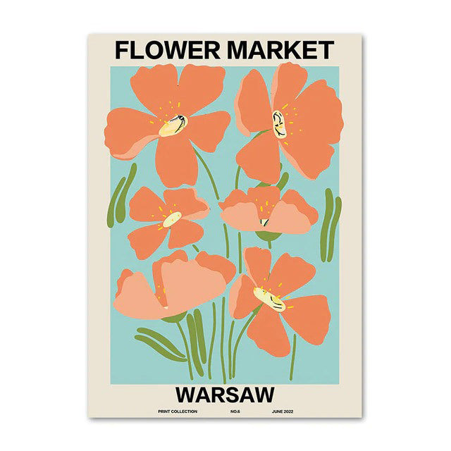 Flower Market Gallery Wall Canvas Posters