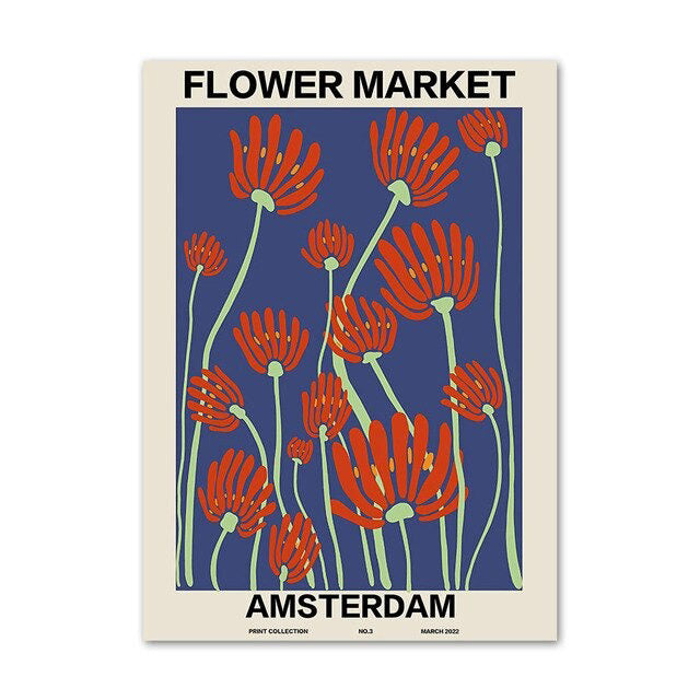 Flower Market Gallery Wall Canvas Posters