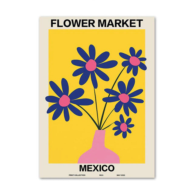 Flower Market Gallery Wall Canvas Posters