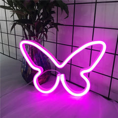 Butterfly Wall Neon Sign