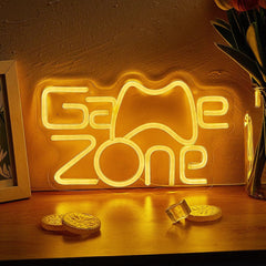Enseigne murale LED néon Game Zone