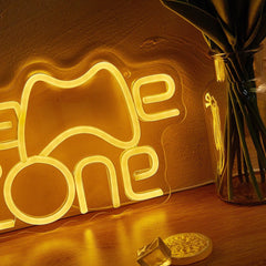Enseigne murale LED néon Game Zone