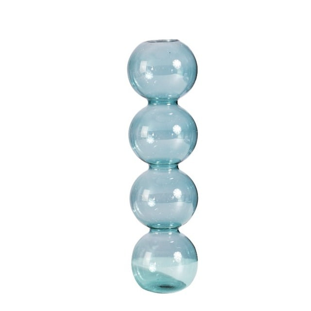Vase à bulles en verre