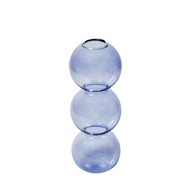 Vase à bulles en verre