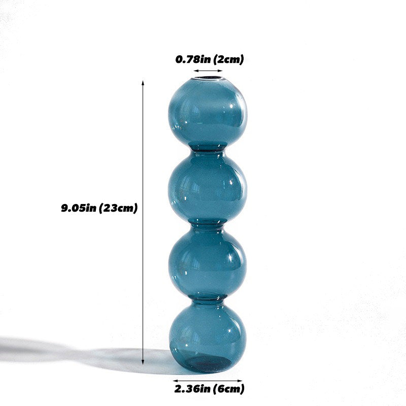 Vase à bulles en verre