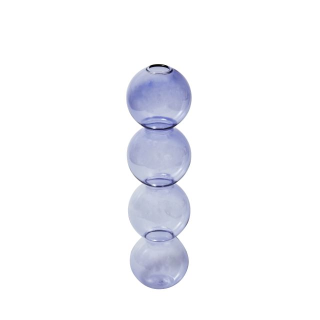 Vase à bulles en verre