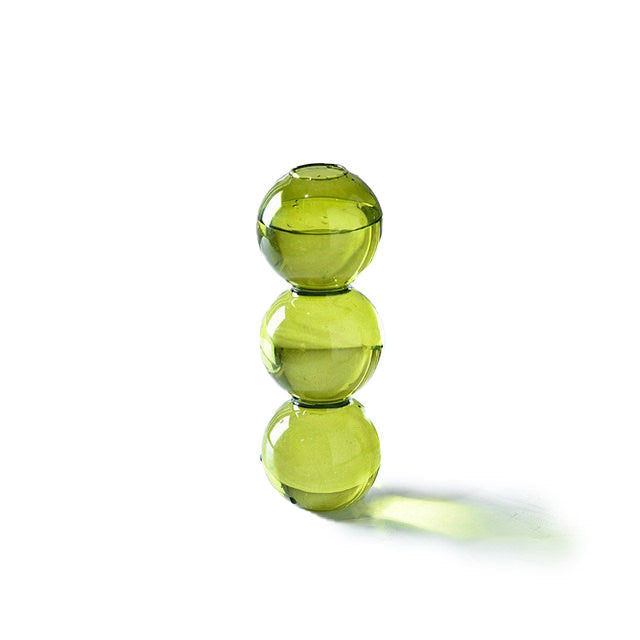 Vase à bulles en verre
