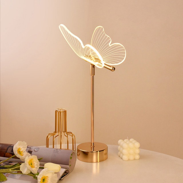 Golden Butterfly Table Lamp