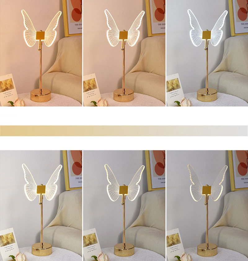 Golden Butterfly Table Lamp