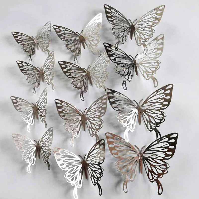 Golden Butterfly Wall Stickers